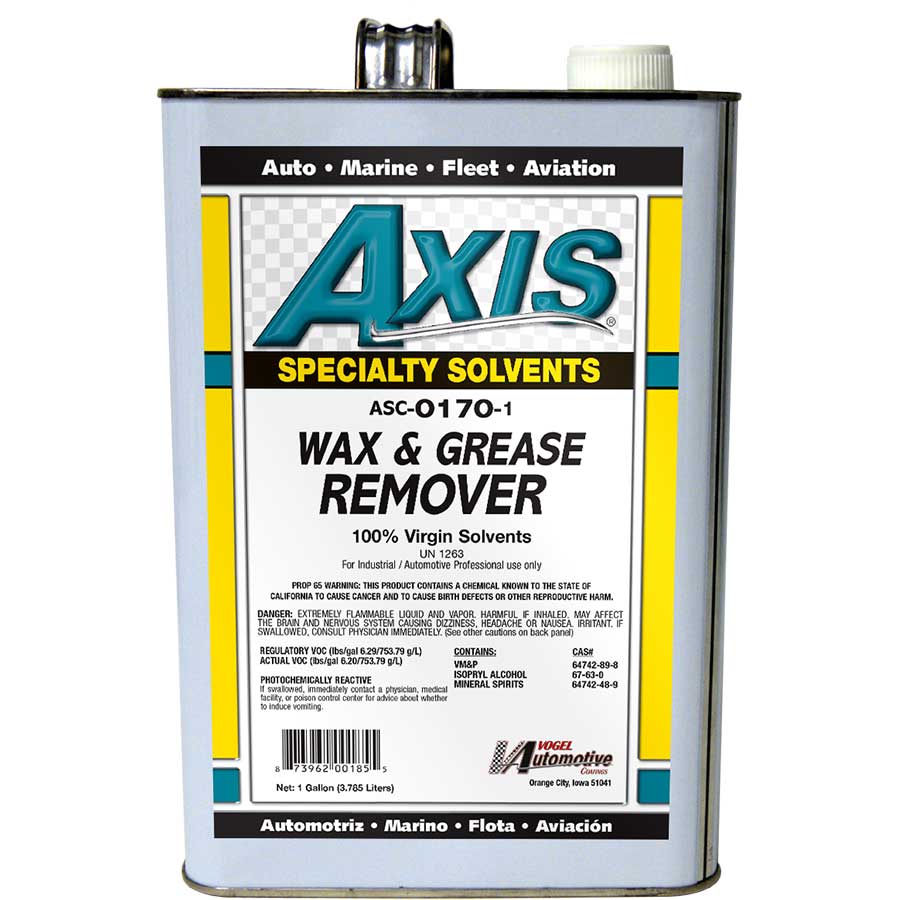 Axis Coatings Wax & Grease Remover - AXI-ASC0170-1